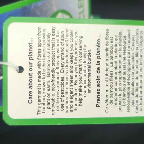 Women's Classic Black Bamboo Polo Shirt - Size M NWT - Picture 3 of 5